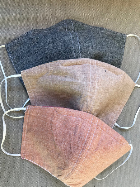 Chambray Two-Tone Masks in 3 Colors
