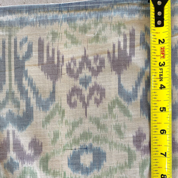 Handloom IKAT 100% Khadi Cotton Floral Pastel Ikat3
