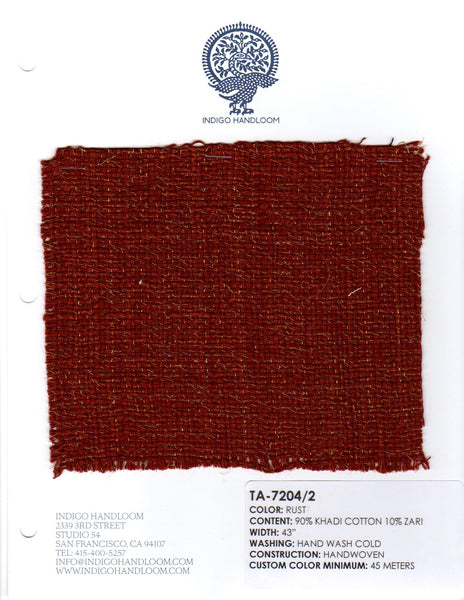 Handloom Cotton & Zari TA-7204/2
