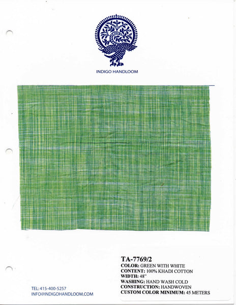 Handloom 100% Khadi Cotton TA-7769/2