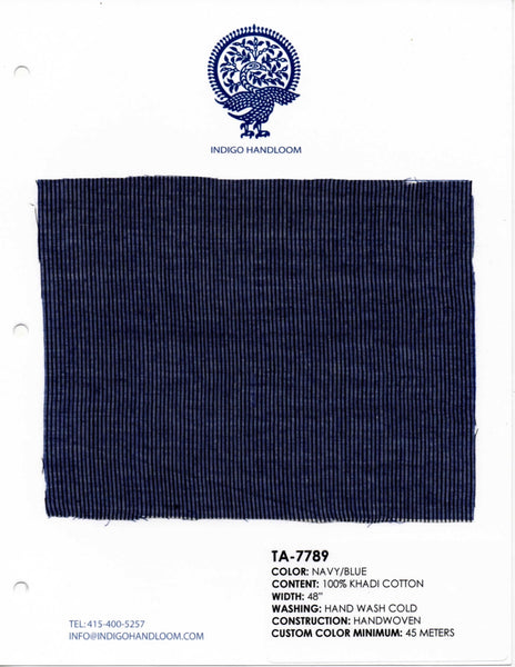 Handloom 100% Khadi Cotton TA-7789