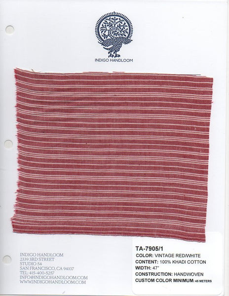 Handloom 100% Khadi Cotton TA-7905/1