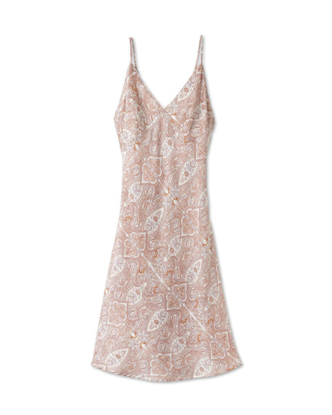 Paisley Cotton Silk Nightgown