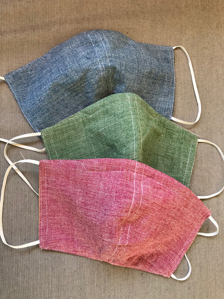 Chambray Two-Tone Masks in 3 Colors