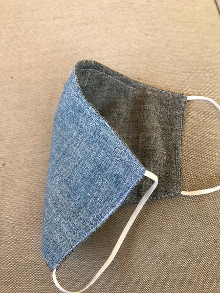 Chambray Two-Tone Masks in 3 Colors