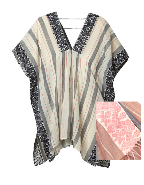Bengal Border Tunic - Pink
