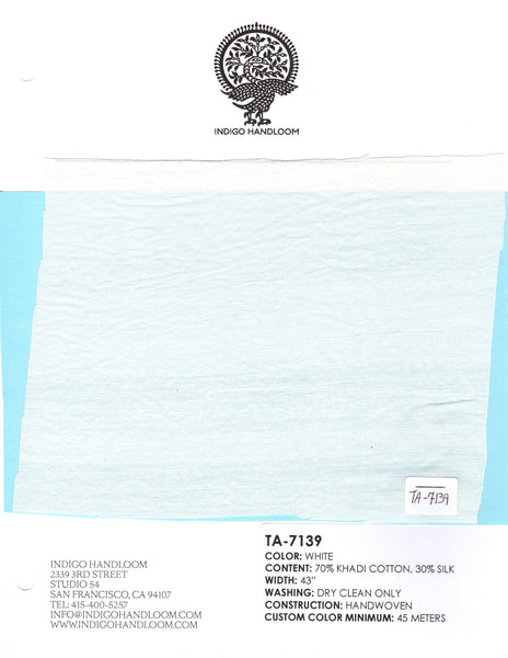 Handloom Khadi Cotton & Silk TA-7139