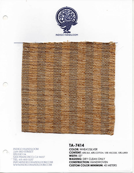 Handloom Silk & Cotton TA-7414