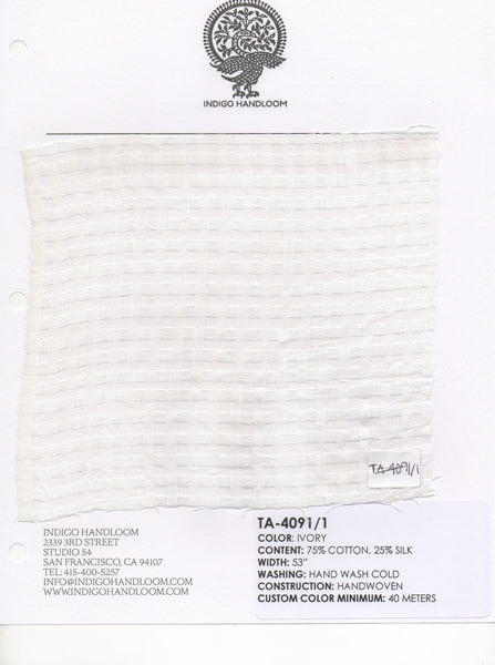 Handloom Cotton & Silk TA-4091/1