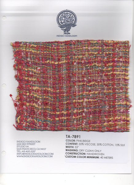 Handloom Viscose/Cotton/Silk TA-7891